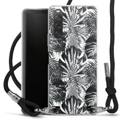 Carry Case Transparent Fabric black/silver