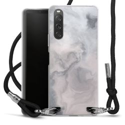 Carry Case Transparent Fabric black/silver