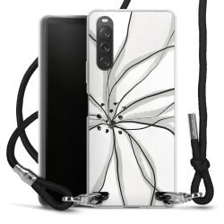 Carry Case Transparent Fabric black/silver