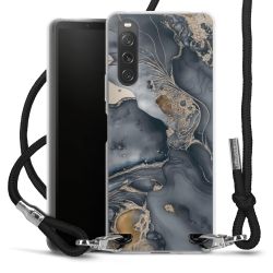 Carry Case Transparent Fabric black/silver