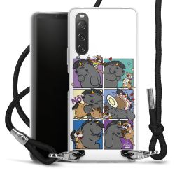 Carry Case Stoff schwarz/silber