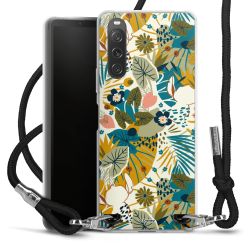 New Carry Case Transparent Stoff schwarz/silber