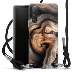 New Carry Case Transparent Stoff schwarz/silber