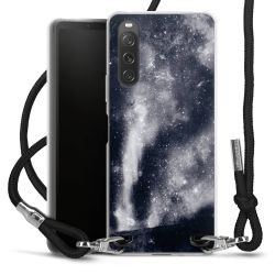 New Carry Case Transparent Stoff schwarz/silber