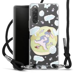 New Carry Case Transparent Stoff schwarz/silber