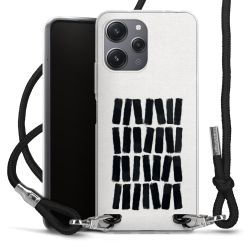 New Carry Case Transparent Stoff schwarz/silber