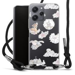 New Carry Case Transparent Stoff schwarz/silber