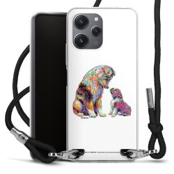 New Carry Case Transparent Stoff schwarz/silber