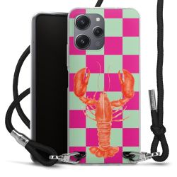 New Carry Case Transparent Stoff schwarz/silber