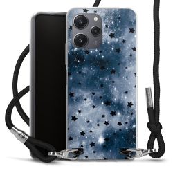 New Carry Case Transparent Stoff schwarz/silber