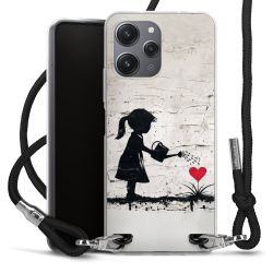 New Carry Case Transparent Stoff schwarz/silber