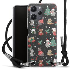 New Carry Case Transparent Stoff schwarz/silber