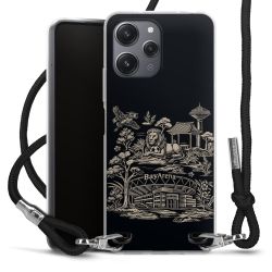 Carry Case Stoff schwarz/silber