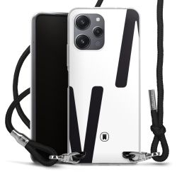 New Carry Case Transparent Stoff schwarz/silber