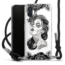 Carry Case Transparent Fabric black/silver