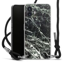 Carry Case Transparent Fabric black/silver