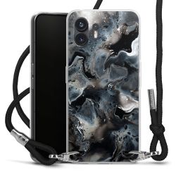 Carry Case Transparent Fabric black/silver