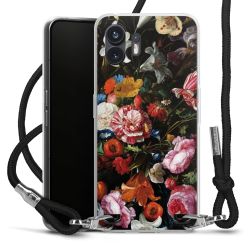 Carry Case Transparent Fabric black/silver