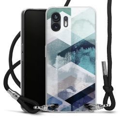 Carry Case Transparent Fabric black/silver