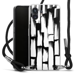 Carry Case Transparent Fabric black/silver