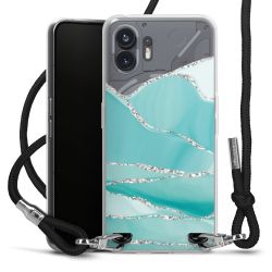 Carry Case Transparent Fabric black/silver