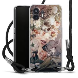 Carry Case Transparent Fabric black/silver