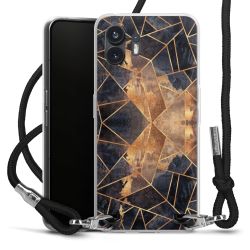 Carry Case Transparent Fabric black/silver