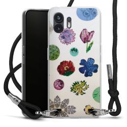 Carry Case Transparent Fabric black/silver