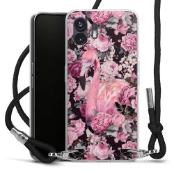 Carry Case Transparent Fabric black/silver