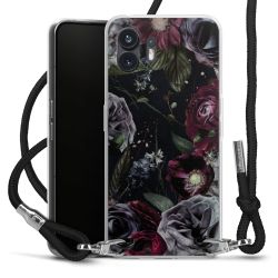 Carry Case Transparent Fabric black/silver