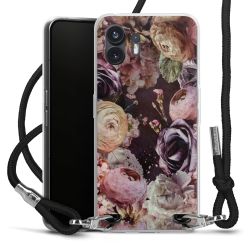 Carry Case Transparent Fabric black/silver