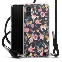 Carry Case Transparent Fabric black/silver