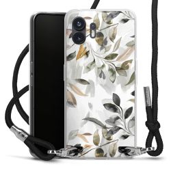 Carry Case Transparent Fabric black/silver