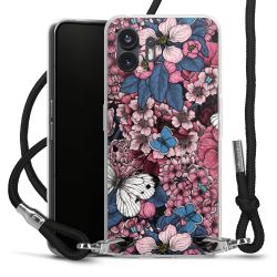 Carry Case Transparent Fabric black/silver