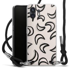 Carry Case Transparent Fabric black/silver