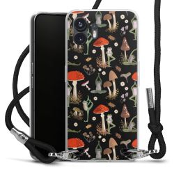 Carry Case Transparent Fabric black/silver