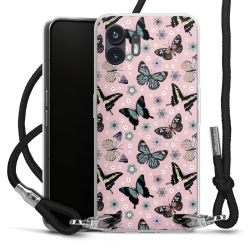 Carry Case Transparent Fabric black/silver