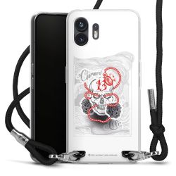 Carry Case Transparent Fabric black/silver