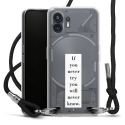 New Carry Case Transparent Stoff schwarz/silber