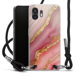 New Carry Case Transparent Stoff schwarz/silber