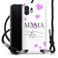 New Carry Case Transparent Stoff schwarz/silber