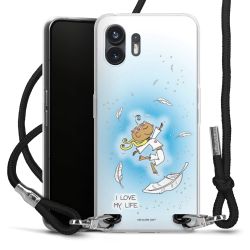 Carry Case Stoff schwarz/silber