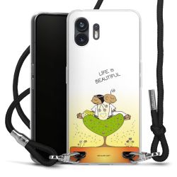 Carry Case Stoff schwarz/silber