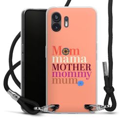 New Carry Case Transparent Stoff schwarz/silber