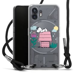 New Carry Case Transparent Stoff schwarz/silber