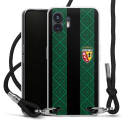 New Carry Case Transparent Stoff schwarz/silber