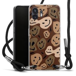 New Carry Case Transparent Stoff schwarz/silber