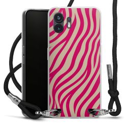 New Carry Case Transparent Stoff schwarz/silber