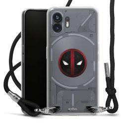 New Carry Case Transparent Stoff schwarz/silber