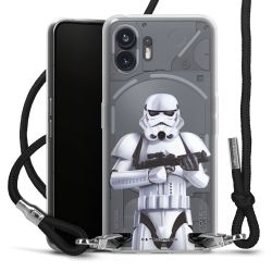 New Carry Case Transparent Stoff schwarz/silber